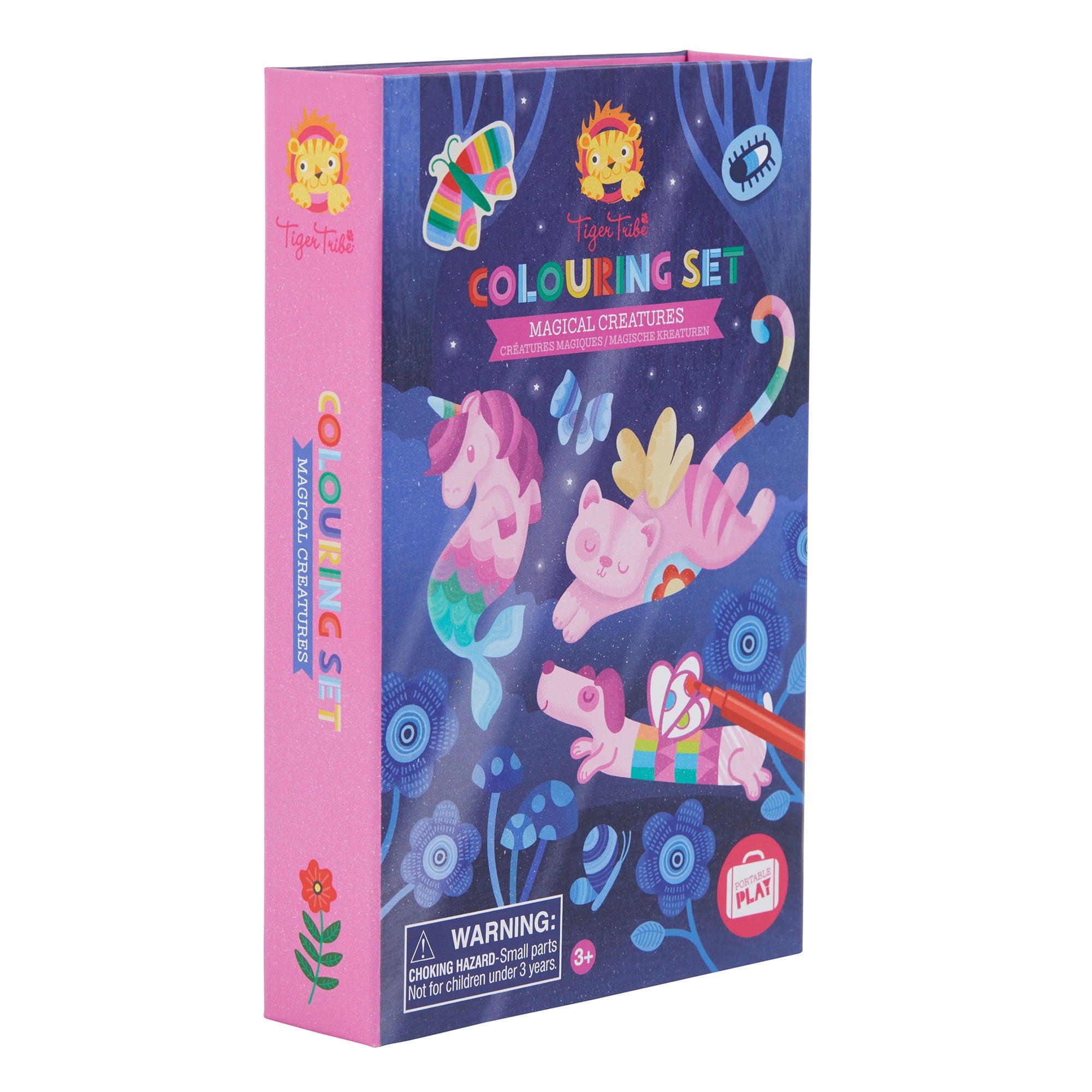 Tiger Tribe Magical Creatures Coloring Set - Unleash Your Child's Imagination!