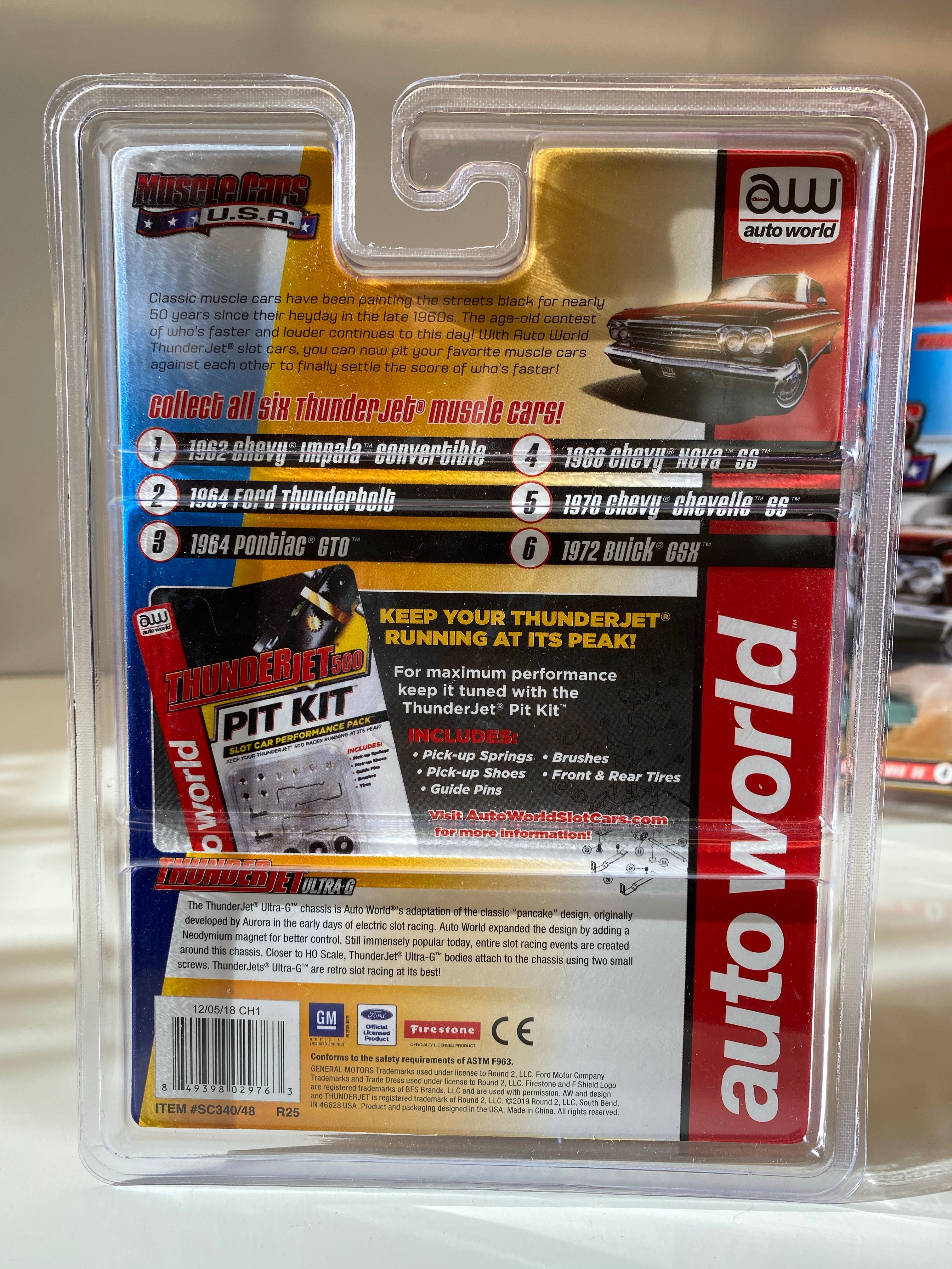 Auto World Thunderjet R25 USA Muscle Cars SC340 - The Ultimate Slot Car Collection