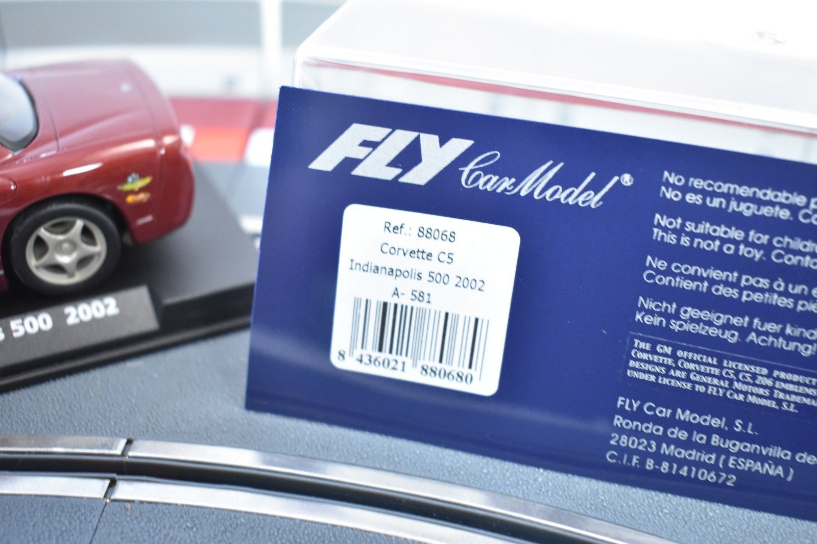 2002 Chevy Corvette C5 Indianapolis 500 Fly Car - Must - Have Slot Car!