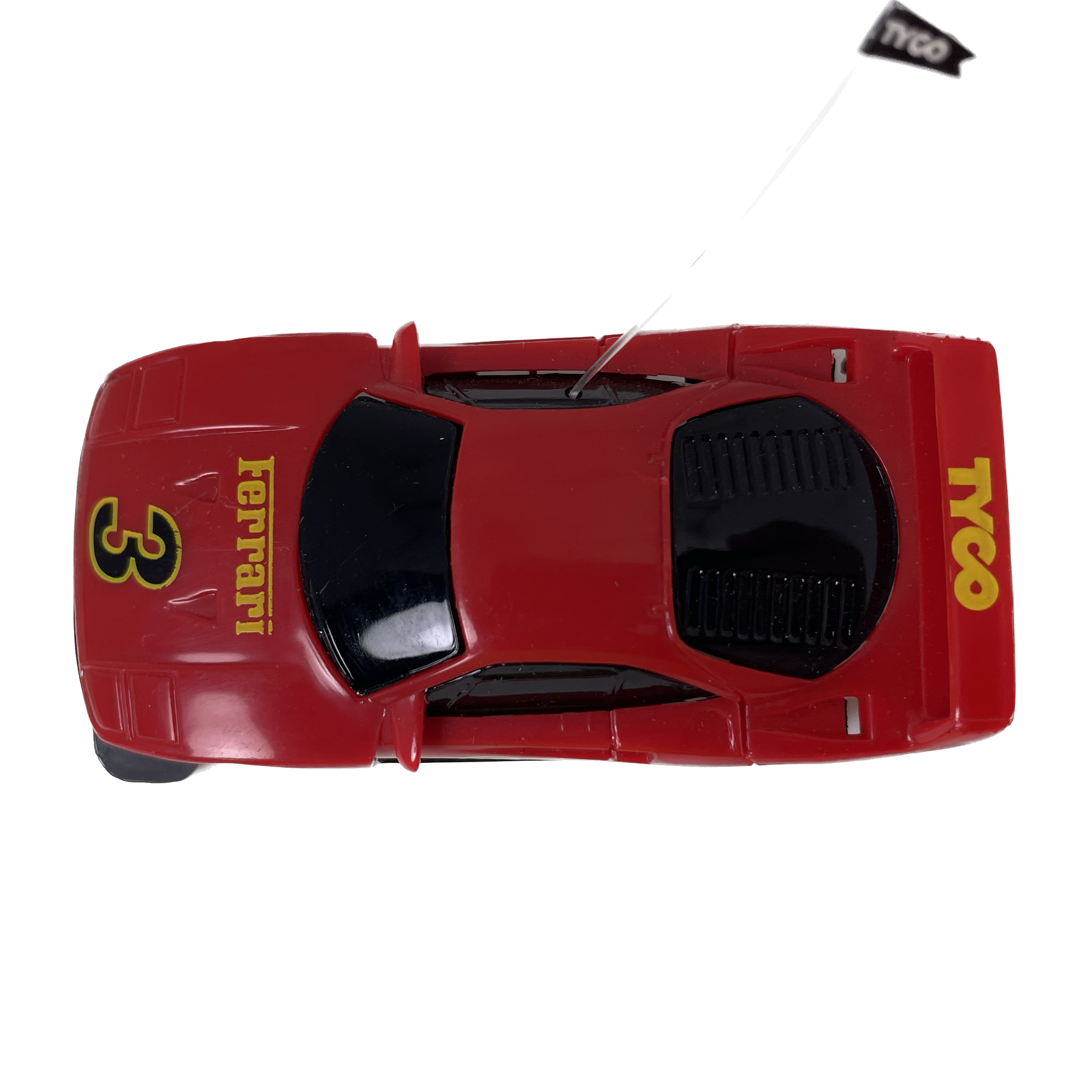 1991 Tyco Ferrari F40 Red Street Car #3 - An Iconic HO-Scale Slot Car