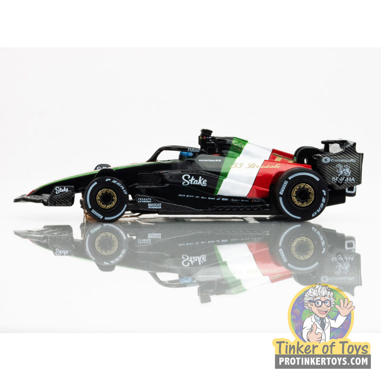 AFX Exclusive: 2023 Alfa Romeo F1 Monza #77 - Valtteri Bottas Mega G+ HO Slot Car