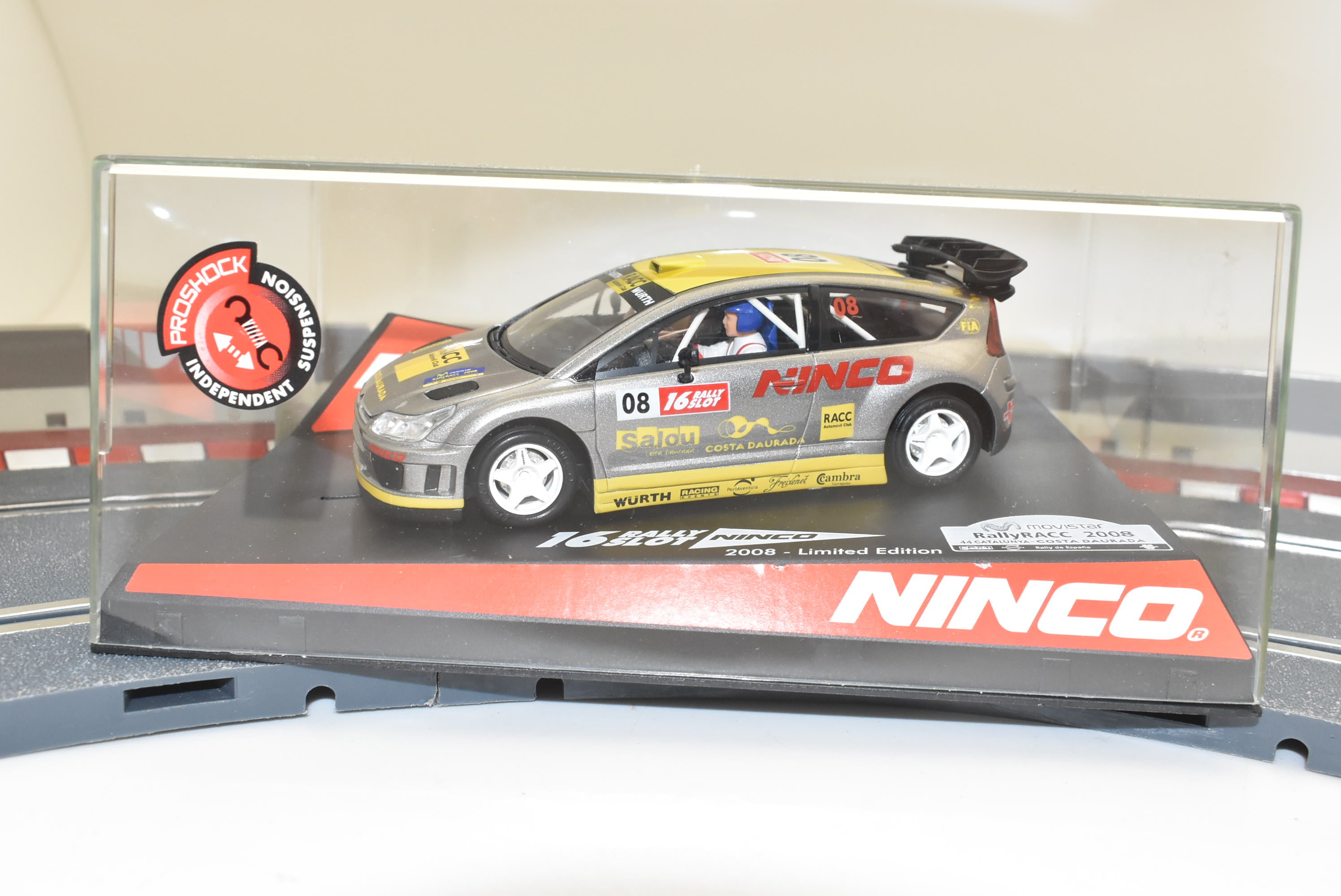 Ninco 1/32 Citroen C4 WRC Rally Catalunya 2008 - Thrilling Slot Car!