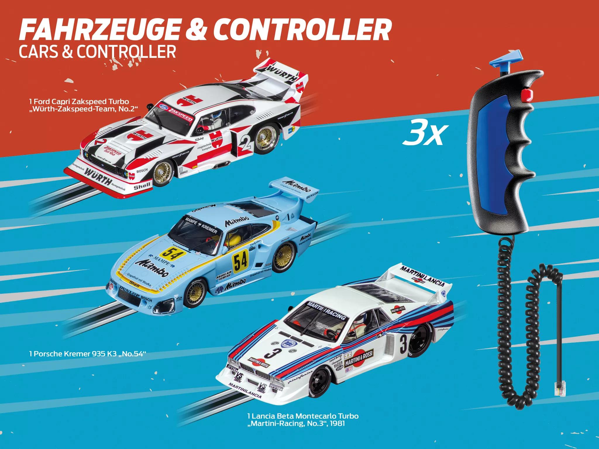 Carrera Digital 132 Retro Grand Prix Slot Car Racing Set - 20030031