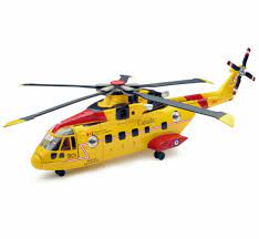Sky Pilot Canadian Search and Rescue EH 101 Agusta Helicopter by NewRay - A Thrilling Die - Cast Model!