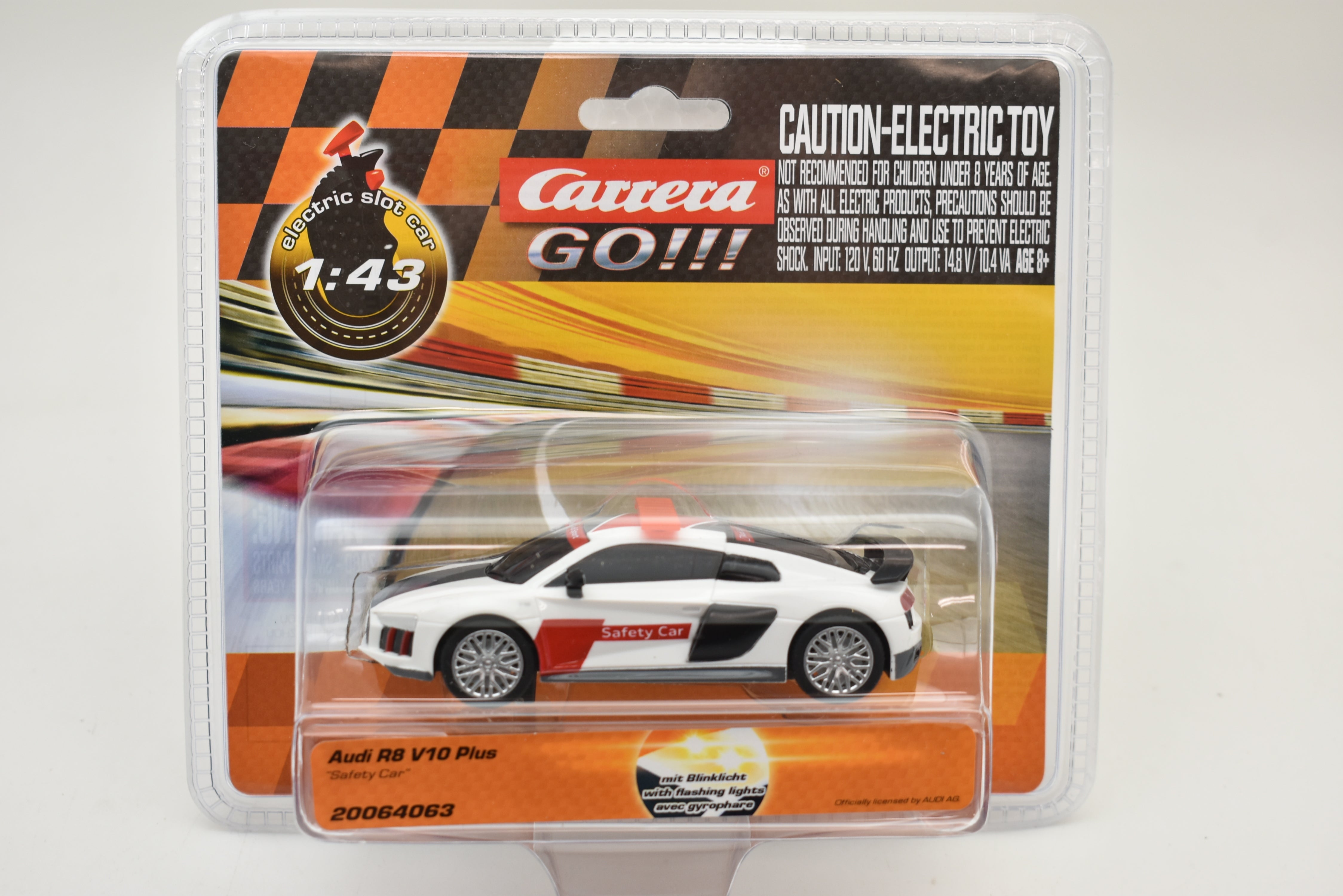 Thrilling Audi R8 V10 Plus Safety Car for Carrera Go!
