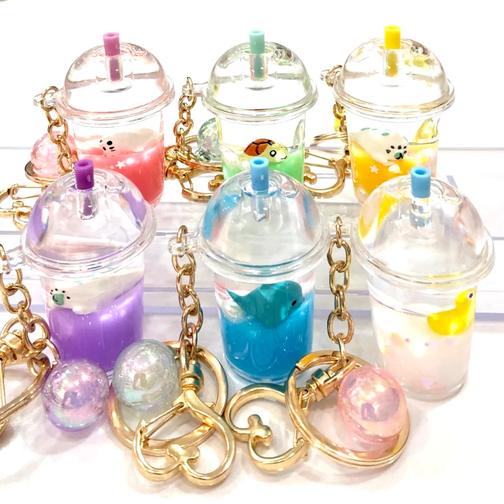 Adorable Animal Boba Floaty Key Charms - BC Mini 12049