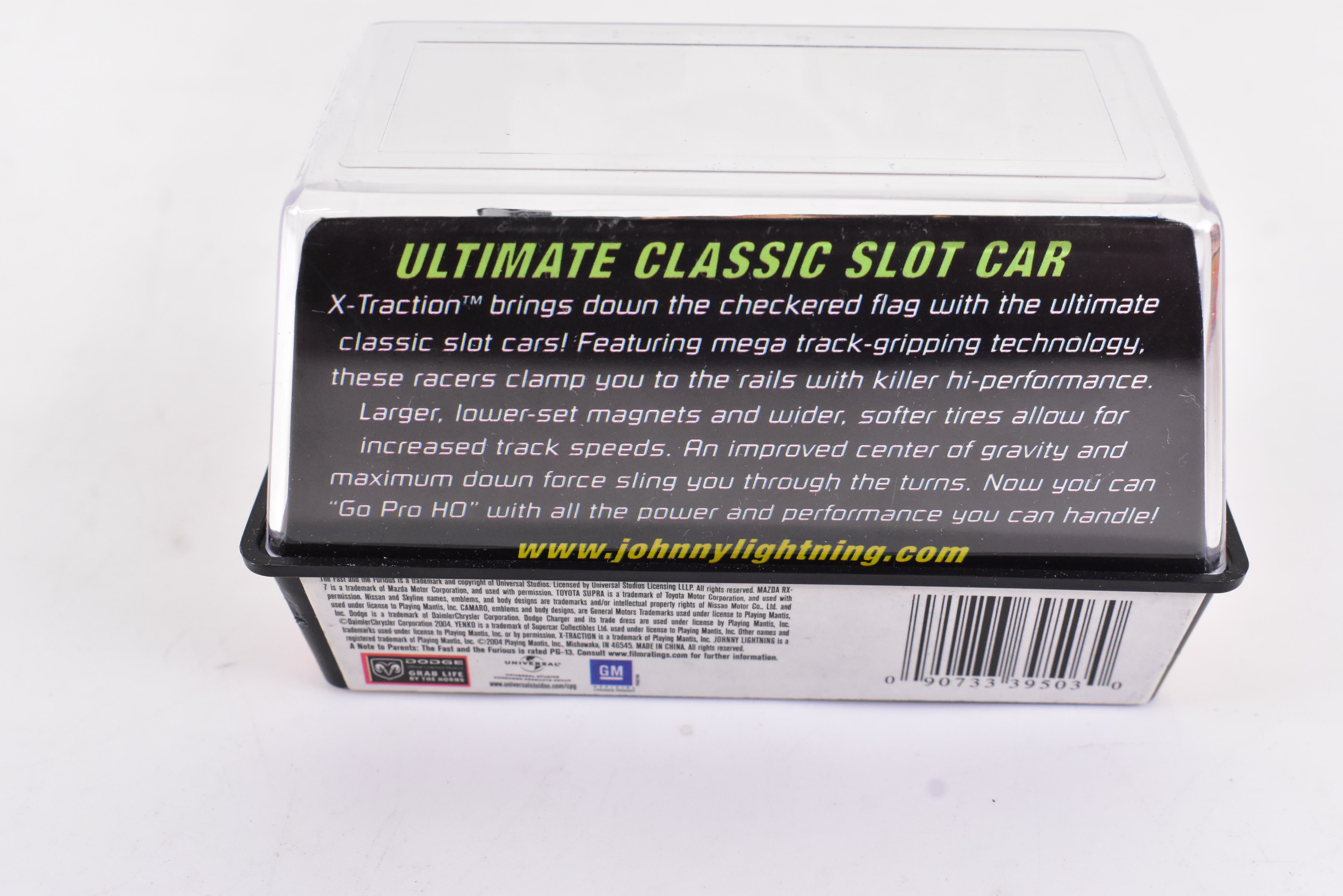 Mitsubishi Eclipse Gold Xtraction Chassis Ho Scale Racer - The Ultimate Racing Thrill! | 503 - 5 | Auto World
