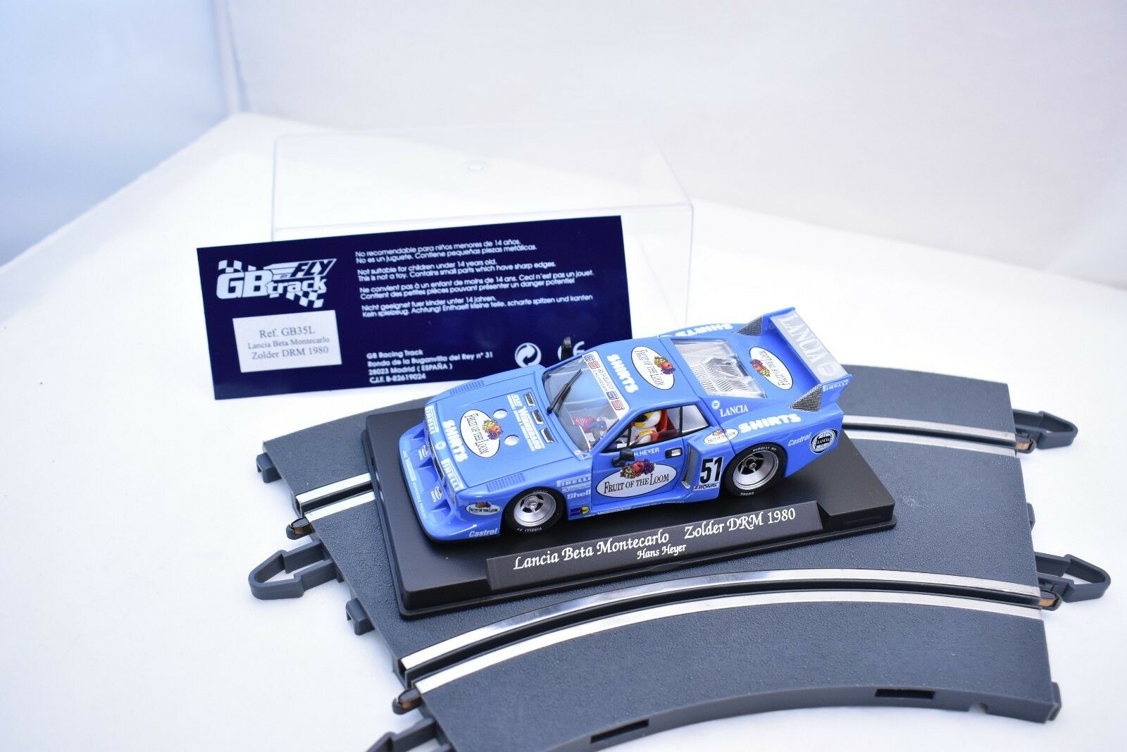 1980 Lancia Beta Montecarlo Zolder DRM - Fly Car GB35L - A Classic Racing Gem