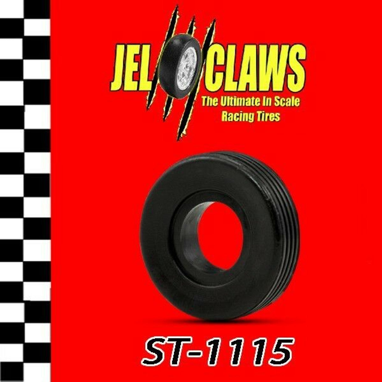 Eldon 1/32 Small Wheel Cars Jel Claw Slot Car Tires - ST 1115