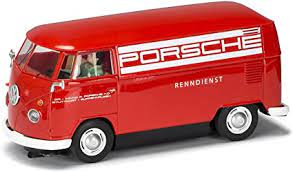 Scalextric Red Volkswagen Panel Van with Lights - C3755