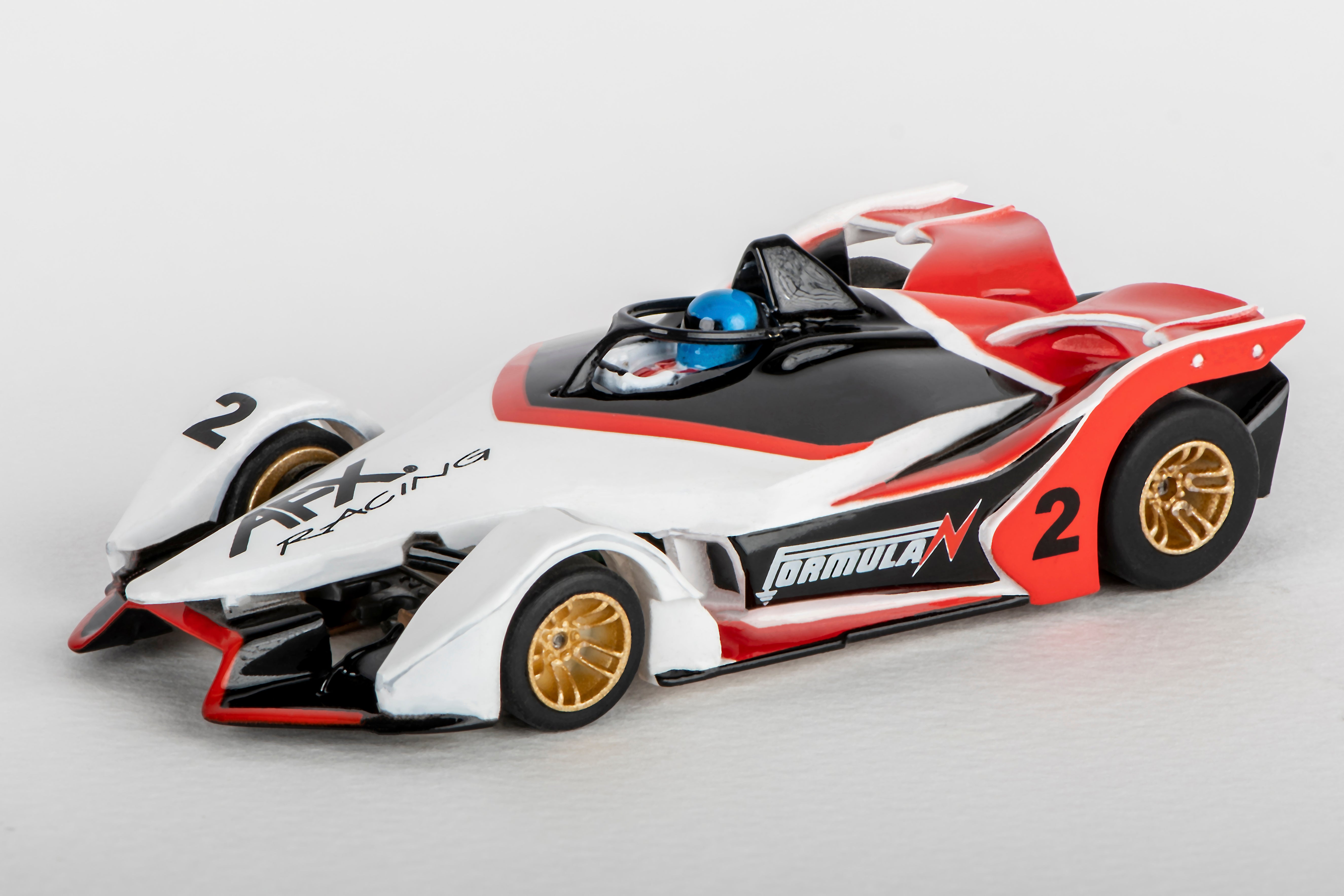 Mega G+ Formula N in Stunning Black, Red, and White | 22015 | AFX/Racemasters