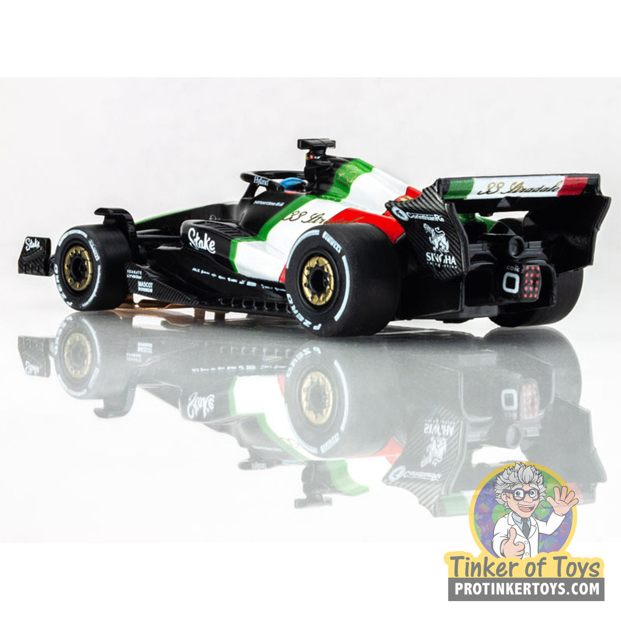 AFX Exclusive: 2023 Alfa Romeo F1 Monza #77 - Valtteri Bottas Mega G+ HO Slot Car