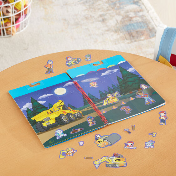PAWsome Paw Patrol Restickable Stickers Flip-Flap Pad - Ultimate Rescue by Melissa & Doug