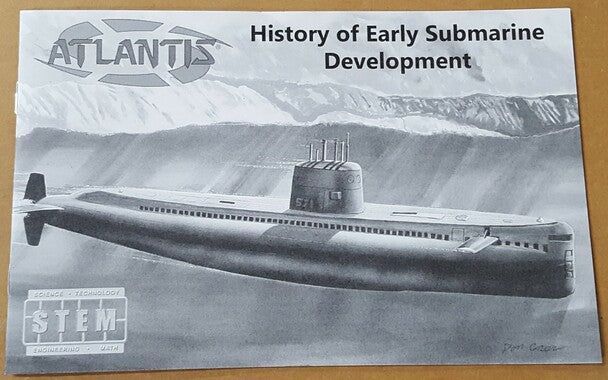 Exciting USS Nautilus Submarine STEM Plastic Model Kit - ALM750 by Atlantis Model Co.